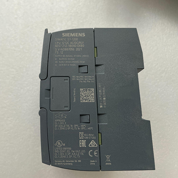 Siemens Simatic S7 1200 Cpu 6es7212 1be40 0xb0 